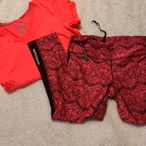 Nike dri fit shirt & ankle pants